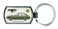 MGB GT Jubilee Edition 1975 Keyring 4